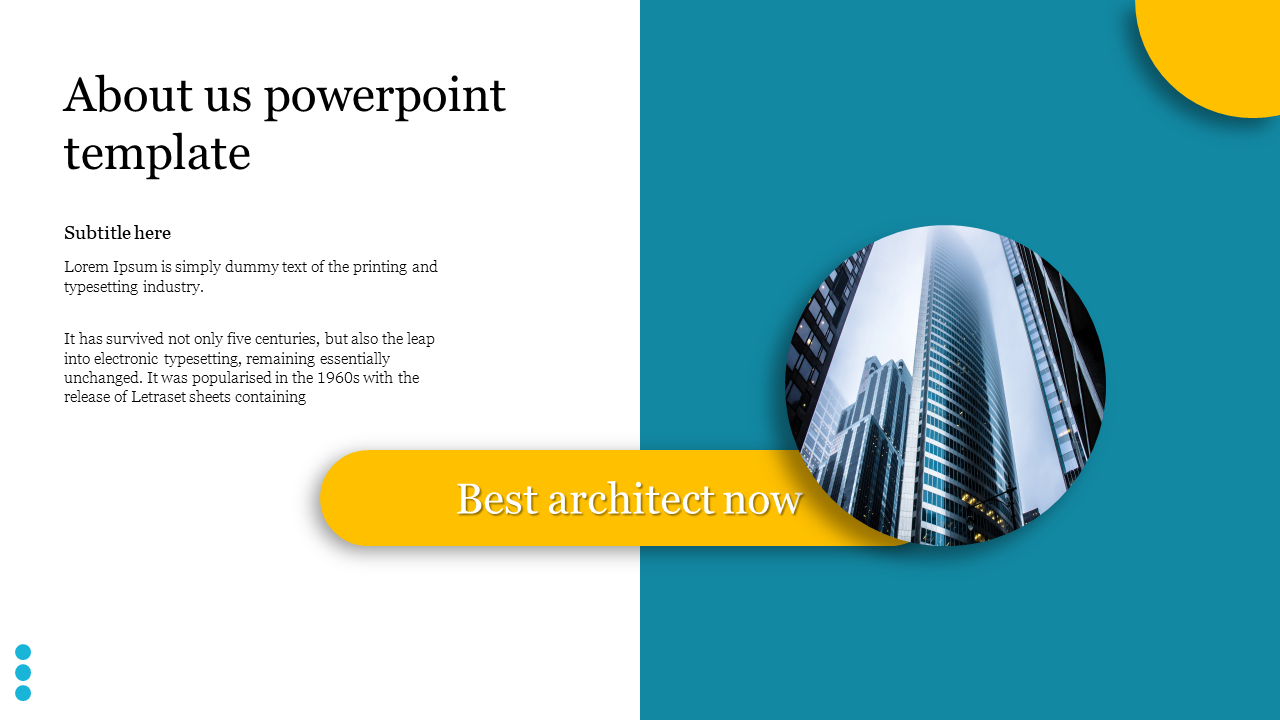 Customized About Us PowerPoint Template Slide Designs